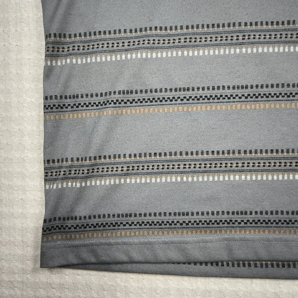 The North‎ Face Men's XXL Gray Striped FlashDry Pocket T-Shirt Short Sleeve Tee